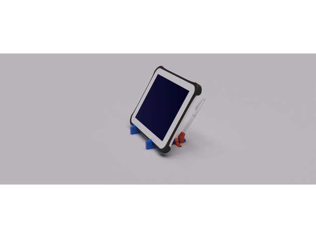3D Rugged Tablet Stand model