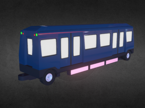 Subway wagon 3D model