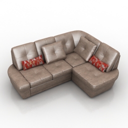 Sofa martin Pushe 3d model