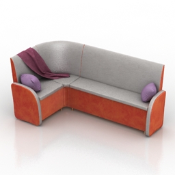 Sofa Karina Corner 3d model