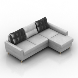 Sofa klaid Pushe 3d model