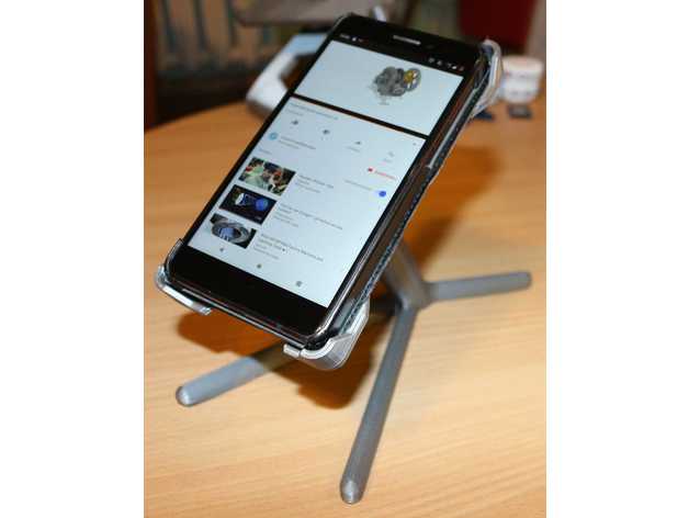 Rotary supports for smartphones up to 8x15 cm