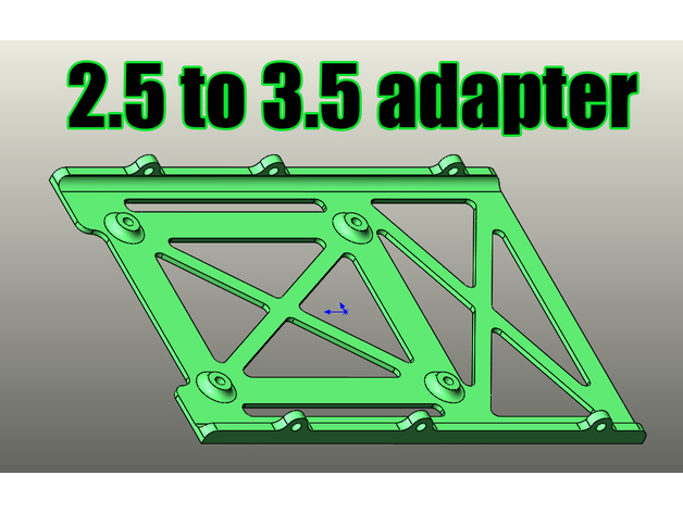 HDD/SSD 2.5 to 3.5 adapter 