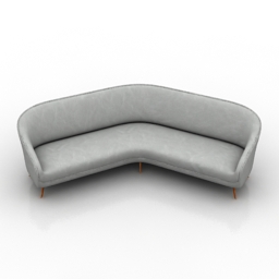 Sofa Italian Classical 3d model download