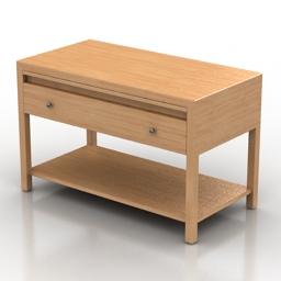 Bedside table 3d model