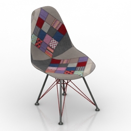 Chair patchwork Ammar Bako 3d model