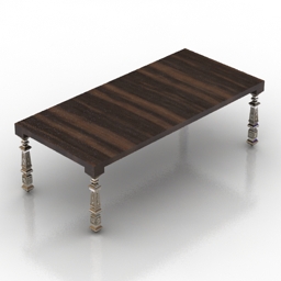 Table dining I Square Designer 3d model