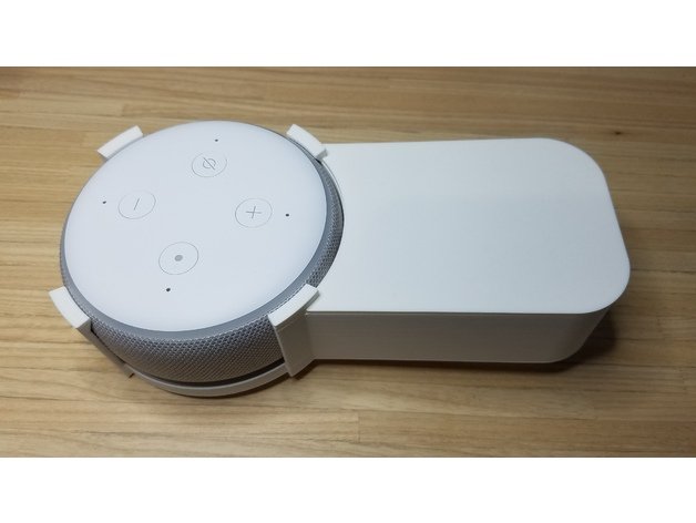 Amazon Echo Dot (3rd Gen) Wall socket mount - v3 