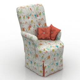 Armchair Piermaria YOUNG 3d model