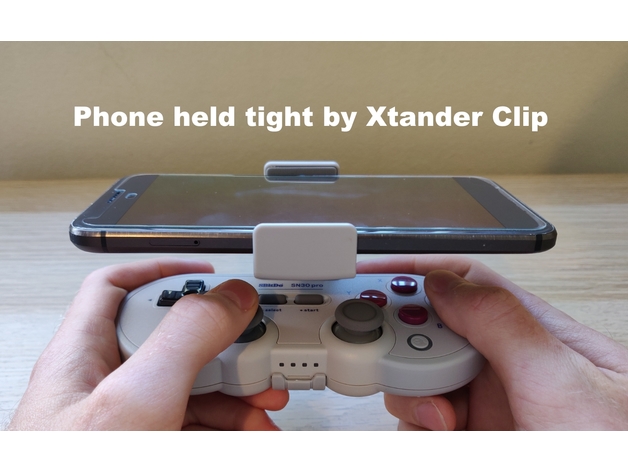 Inverted XTander Clip for 8BitDo SN30Pro