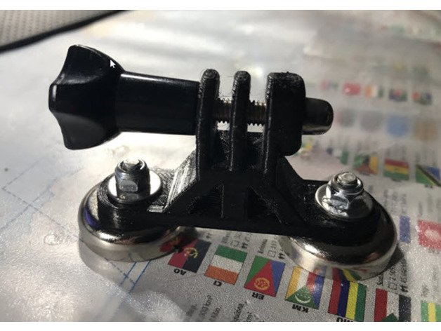 Magnet Gopro / action cam mount for scooter