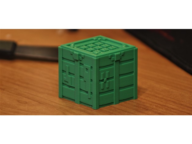 Minecraft 3D Crafting Table / Workbench - DownloadFree3D.com
