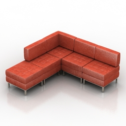 Sofa rimini dls 3d model