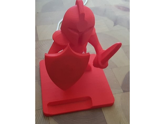 Cartoon Knight QI wireless charger stand