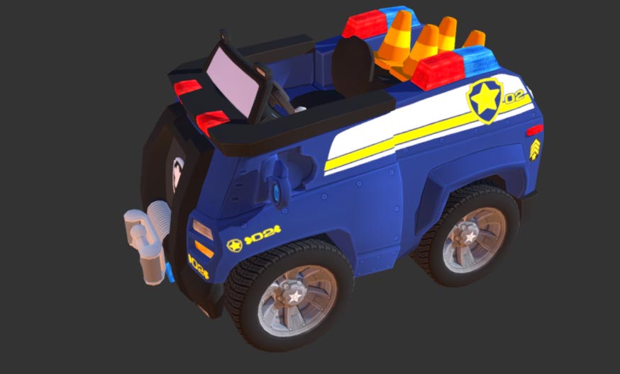Chase Police Vehicle