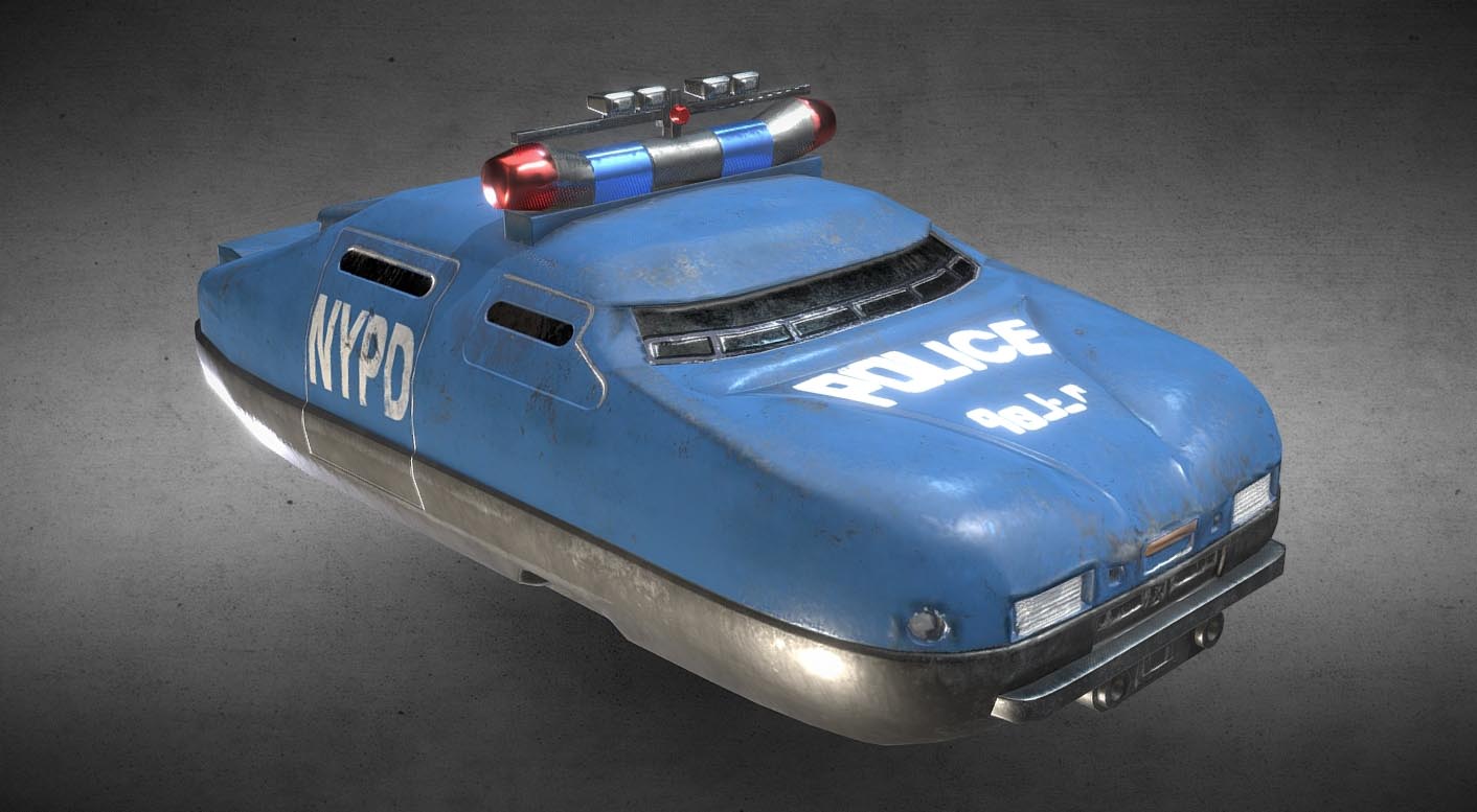 Fifth Element Police flying car