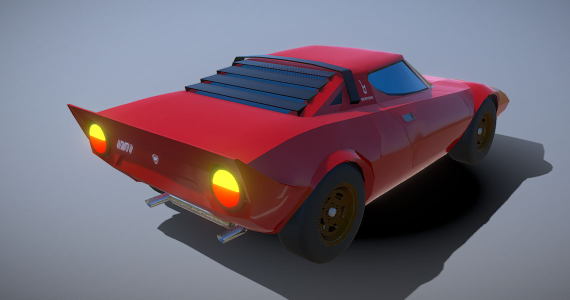 3D Lancia Stratos model