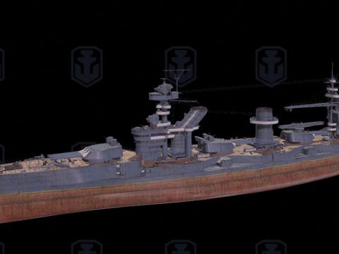 Izmail 3D ship model