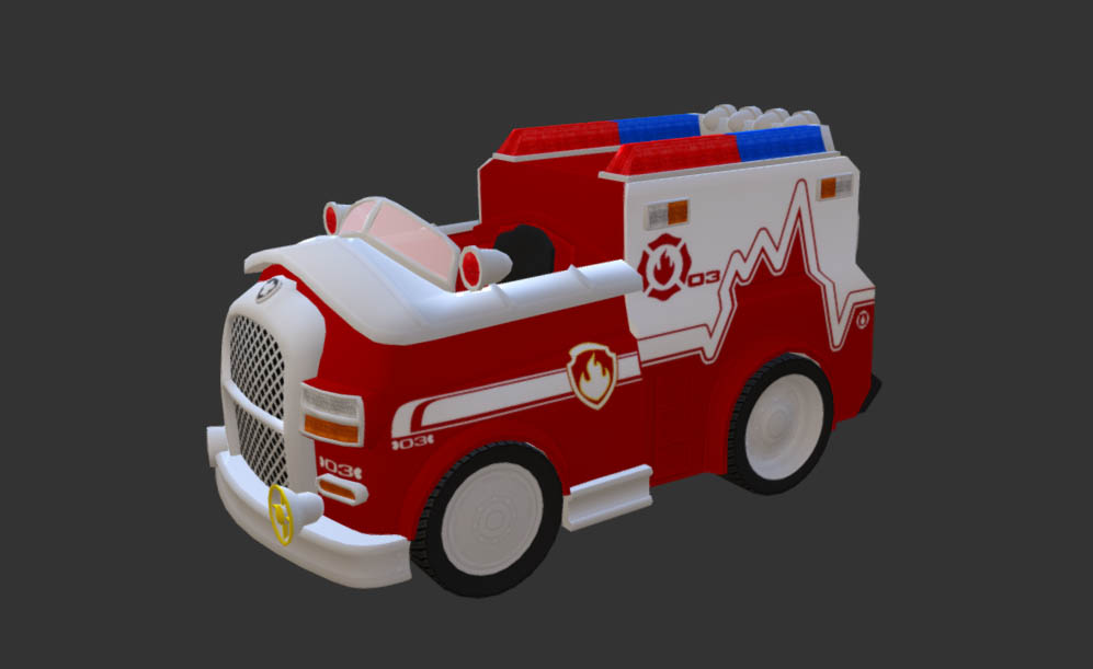 Marshall Medic Vehicle 3D model