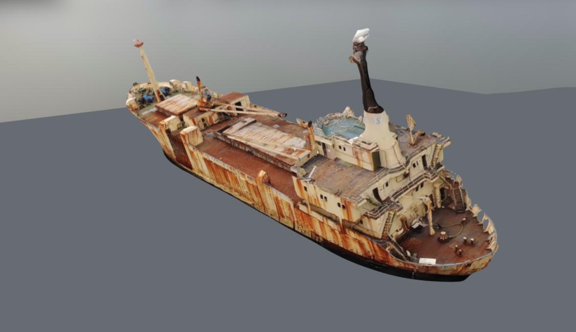 3D Shipwreck model