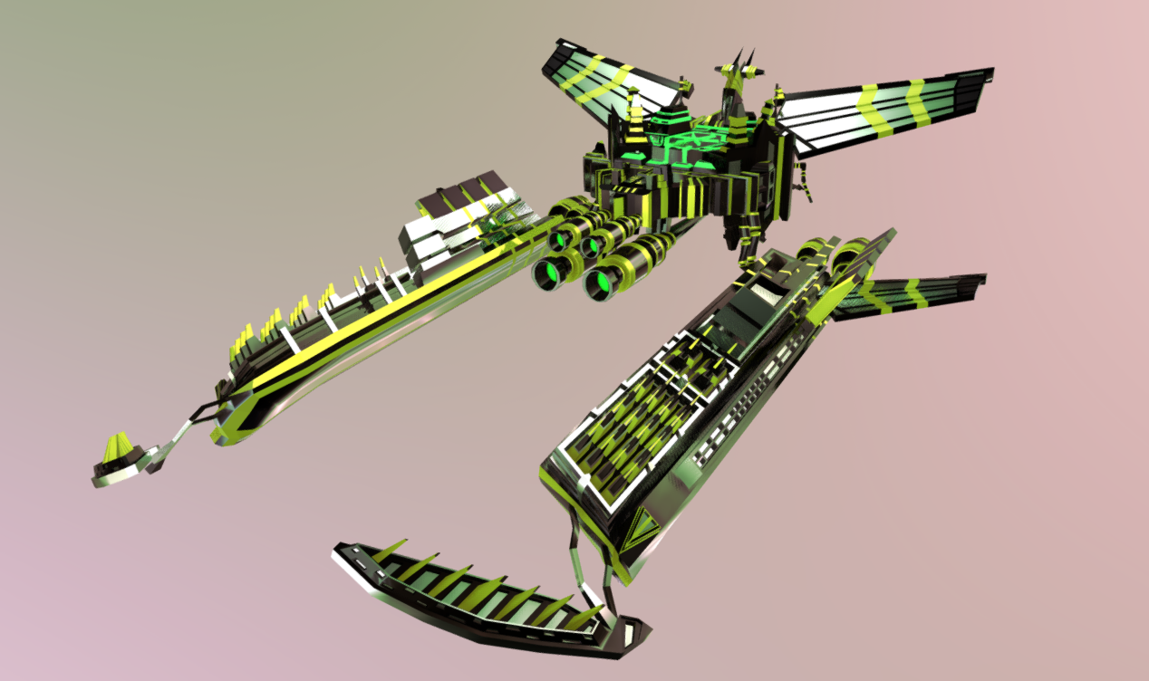 Solace spaceship - darkorbit videogame