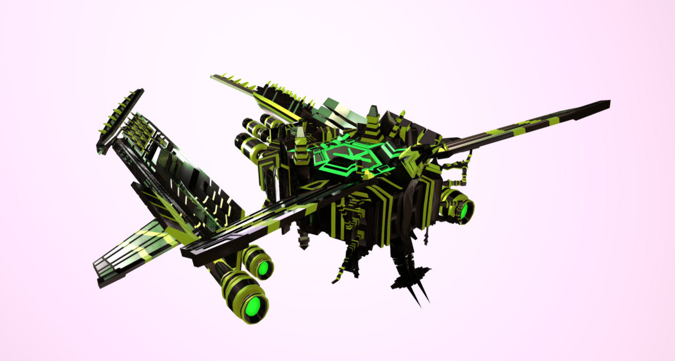 Solace spaceship - darkorbit videogame