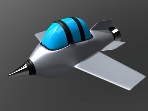 SpaceShip Low 3D model