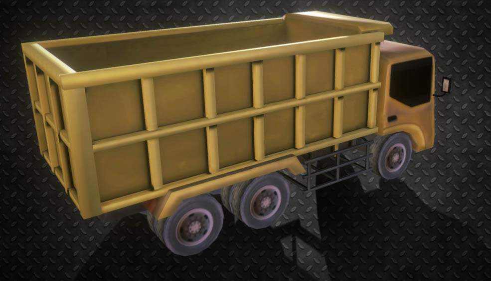 3D Truck Trash model