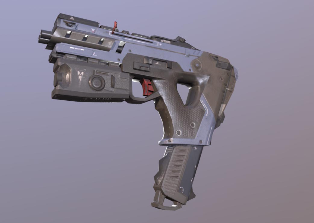 Alternator 3D gun model