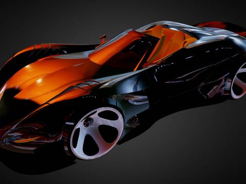 Car Sketch 3D model