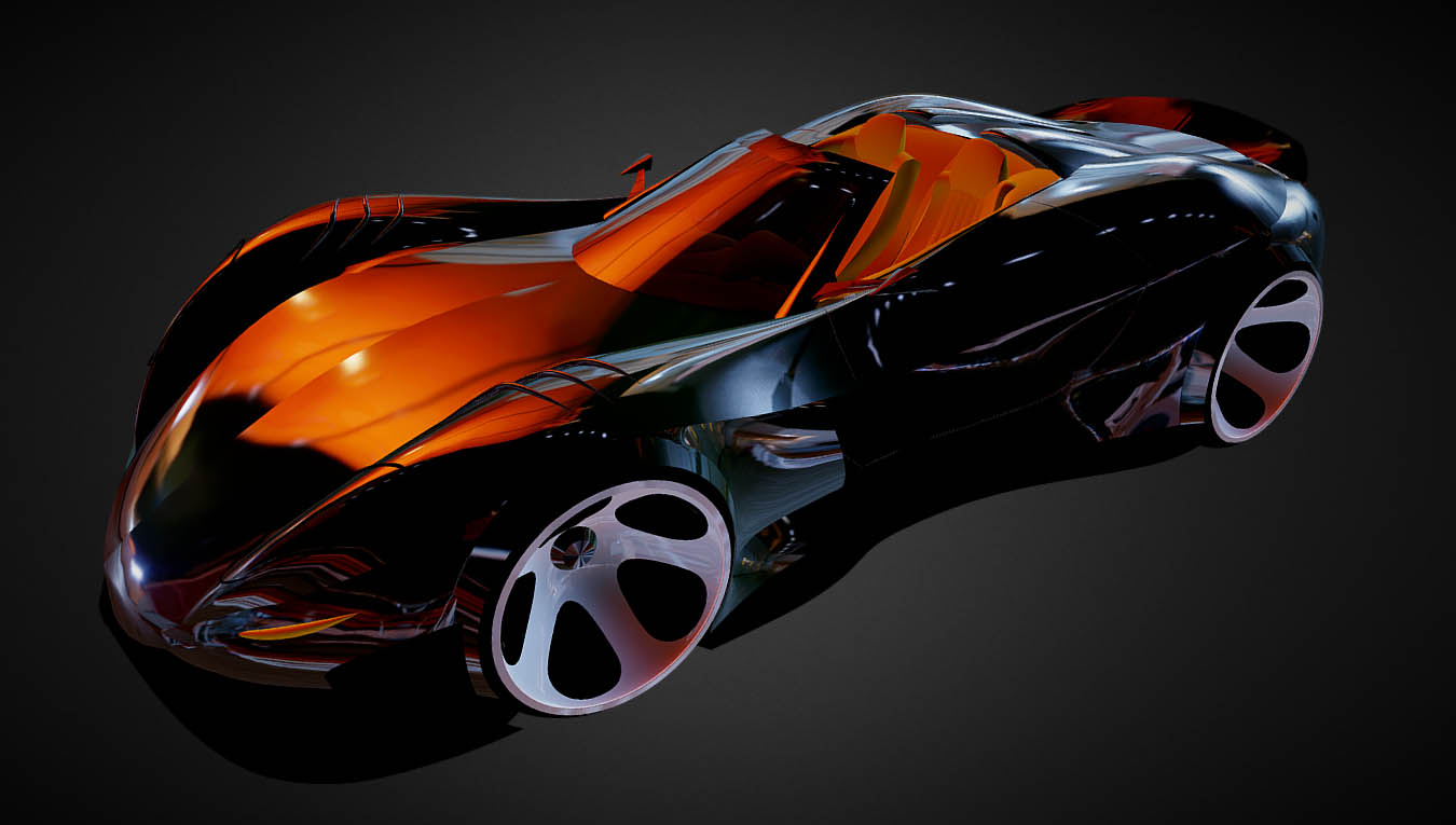 Car Sketch 3D model