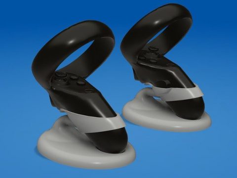 Desk stand for Oculus Quest and Rift S controllers
