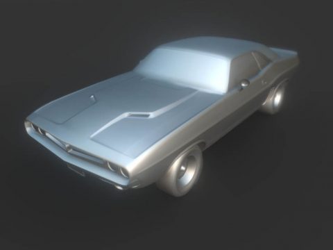 Dodge Challenger Car Modeling