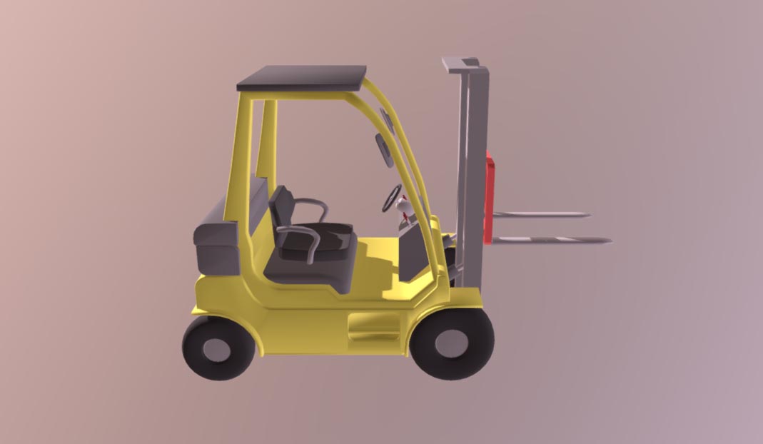 3D Forklift model