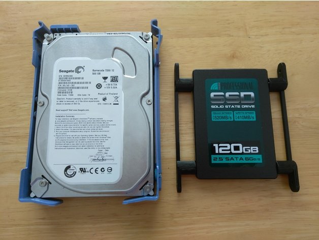 Internal 2.5" to 3.5" HDD adapter