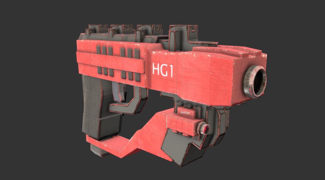 Hand Gun 3D model