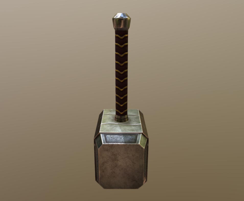 Low Poly Hammer