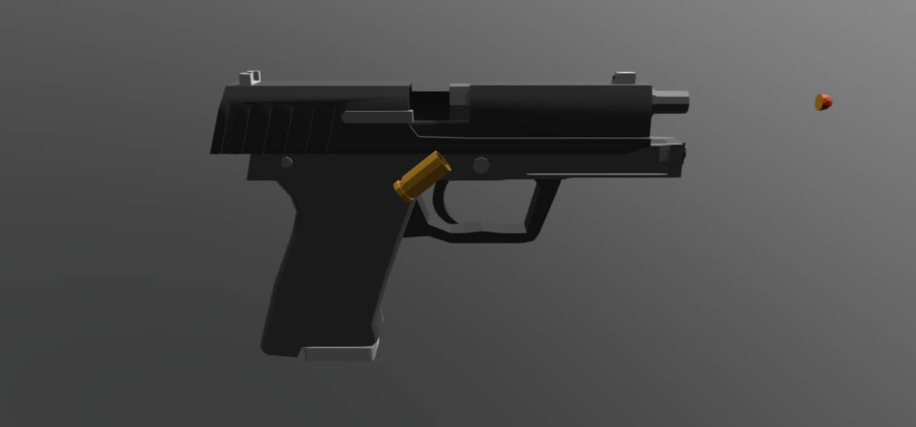 Low Poly Usp (Shooting up)