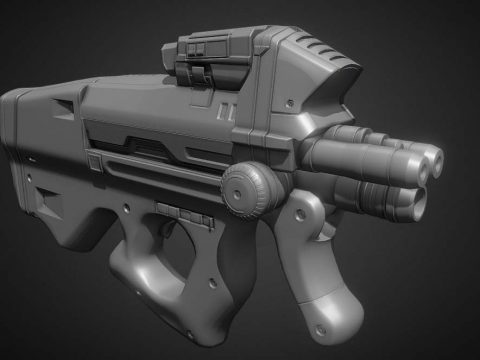 Machine Gun 3D model