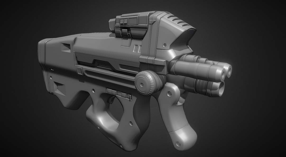 Machine Gun 3D model