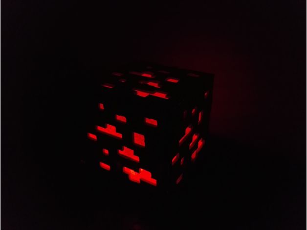 Minecraft Glowing Redstone Ore 