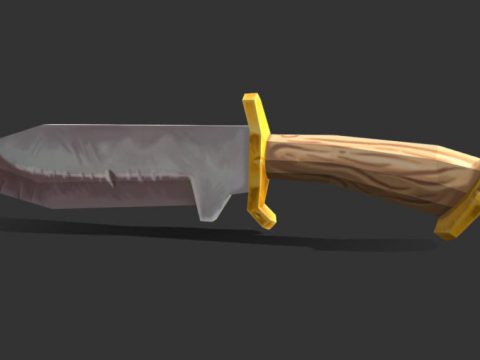 White Knife 3D model