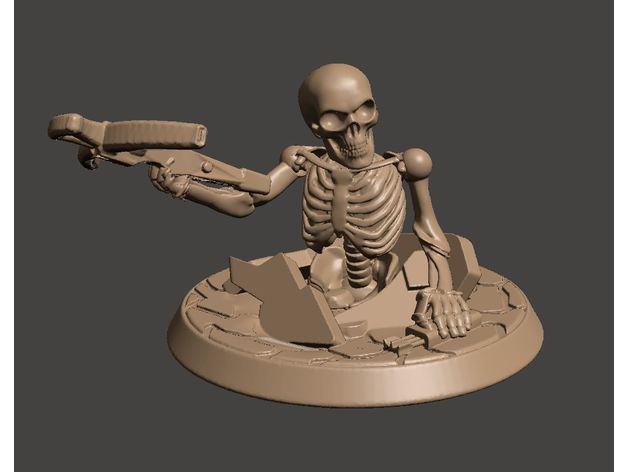 28mm Undead Skeleton Warriors X10 - Rising from the Grave / Earth