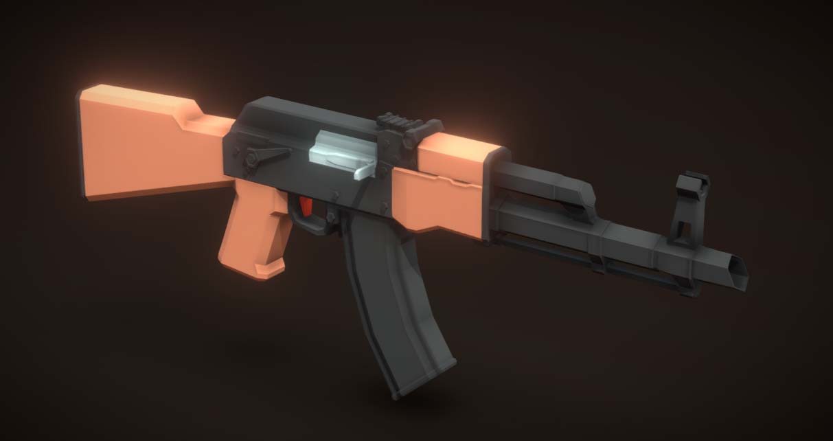 AK-47 3D model