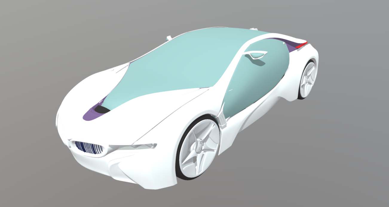 BMW I8 E- Dynamic Concept 3D model