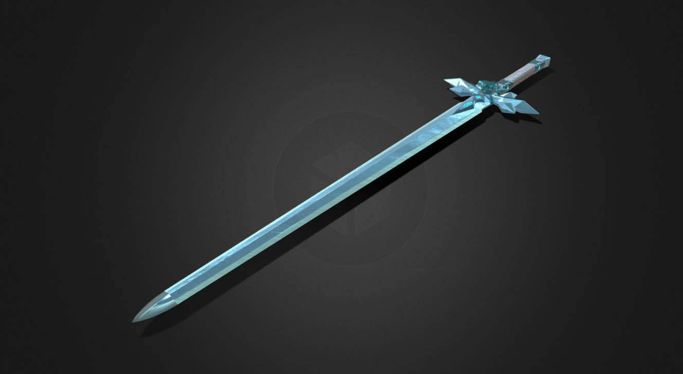 "Blue Rose Sword" from Sword-Art-Online