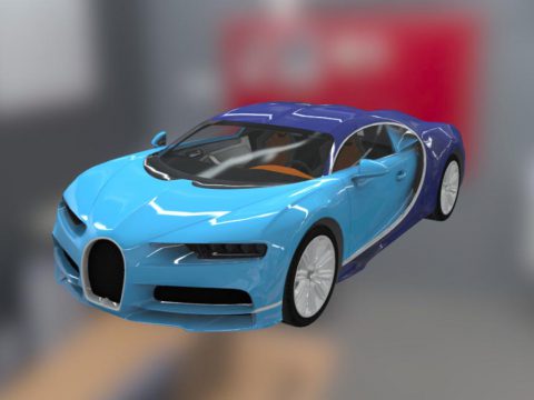 Bugatti Chiron 3D model