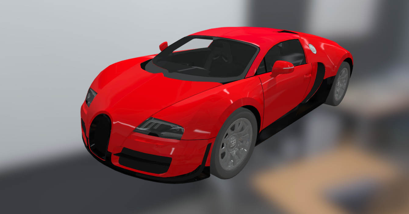 Bugatti Veyron 3D model