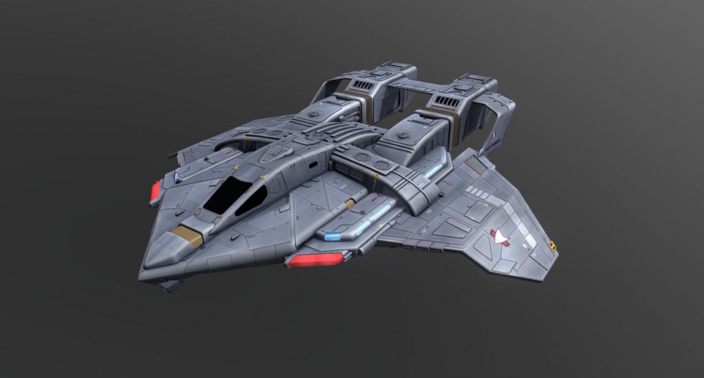 Federation Attack Fighter - DownloadFree3D.com