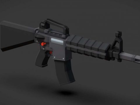 M-16 Rifle 3D model